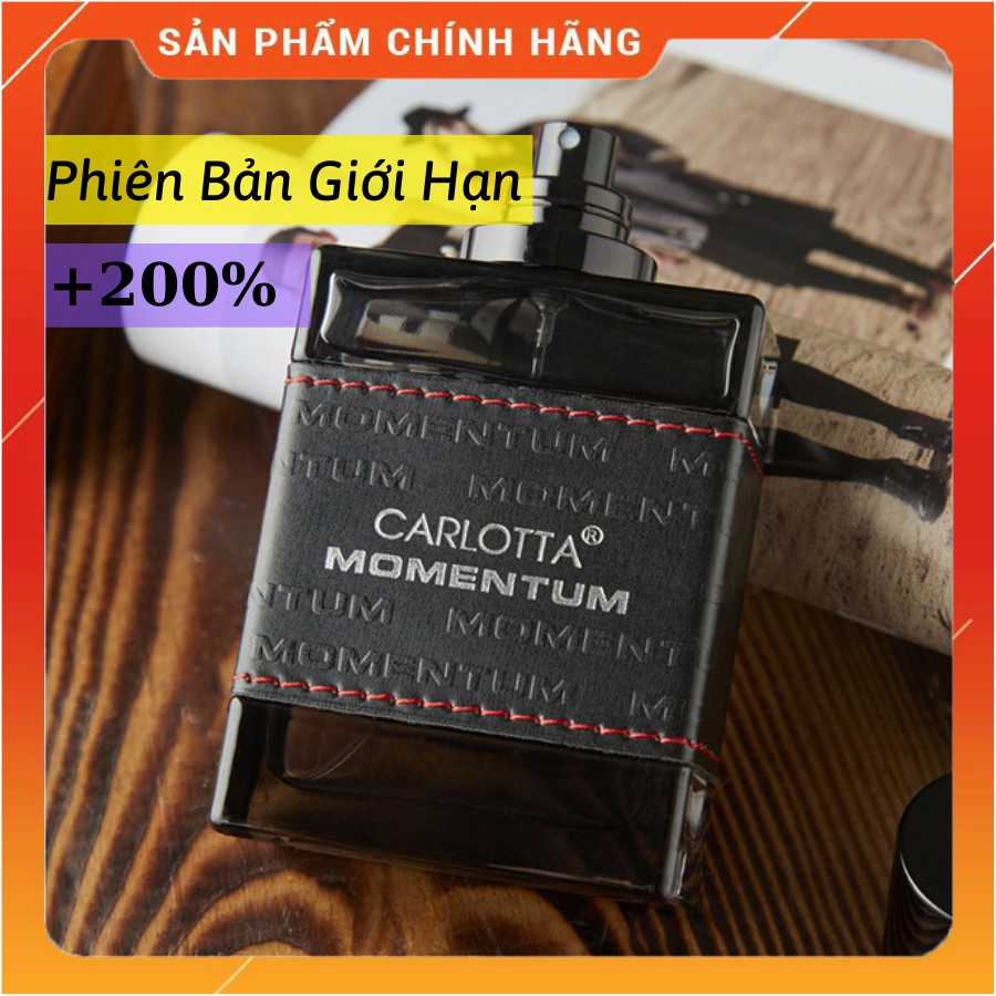 Nước Hoa Nam Thơm Lâu Carlotta Momentum Cologne 100ml Mùi Thơm Nam Tính | Thế Giới Skin Care
