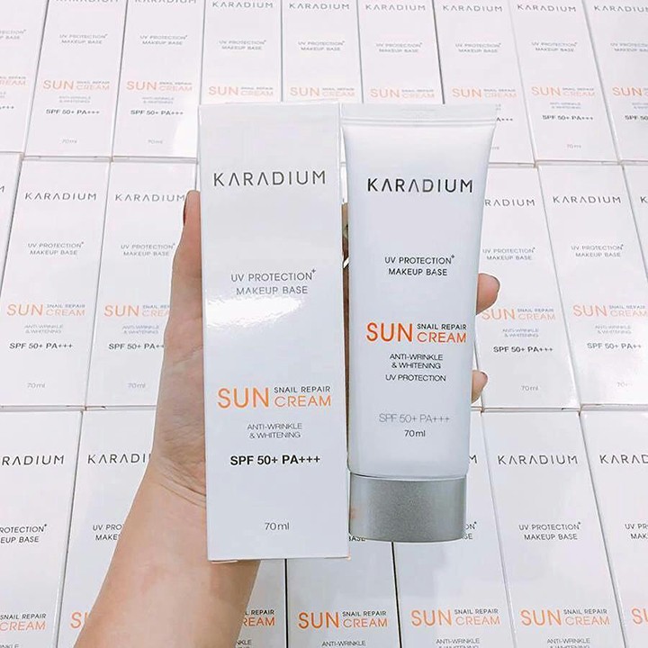 Kem chống nắng trắng da Sun Snail Repair KARADIUM SPF50+PA+++