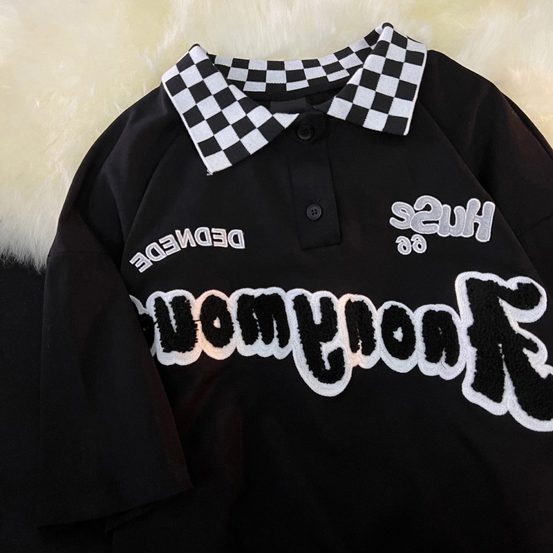 Áo thun SUXI ngắn tay dáng rộng họa tiết chữ dễ thương thời trang dễ phối đồ dành cho nữ