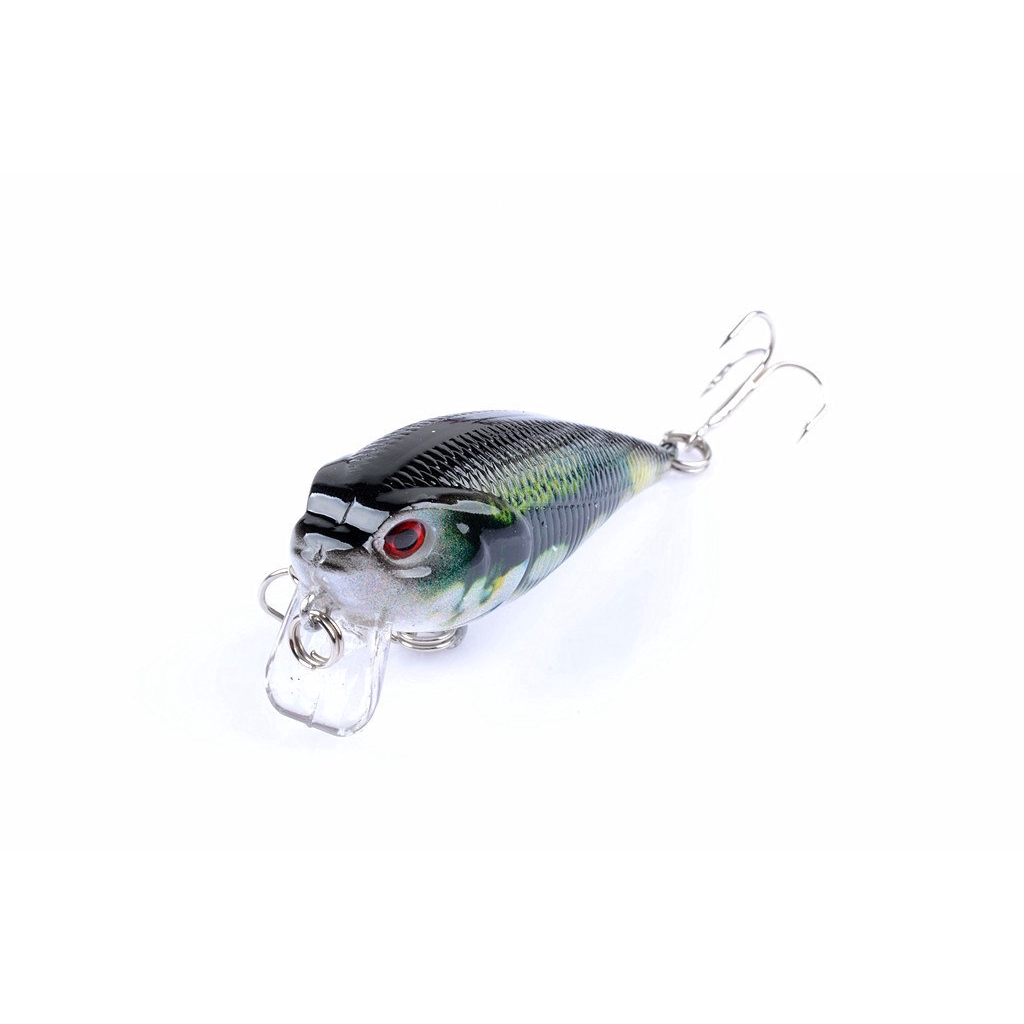 Mồi Giả Câu Cá Bằng Nhựa Cứng 11cm/13.4g Kèm 8 Mồi Câu# Mồi Câu Cá Nhân Tạo 3D 0.3-0.9m