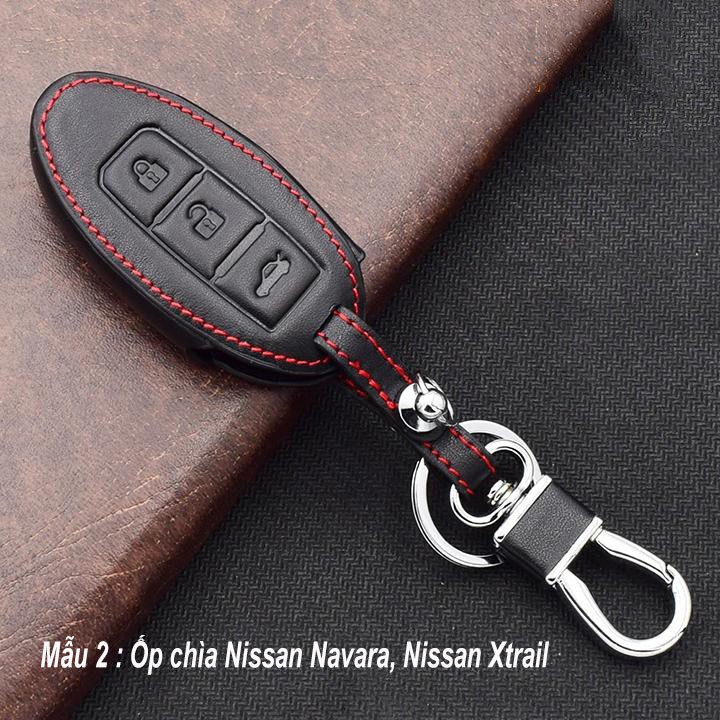 Bao da chìa khóa Xe Nissan Chìa TM DR01