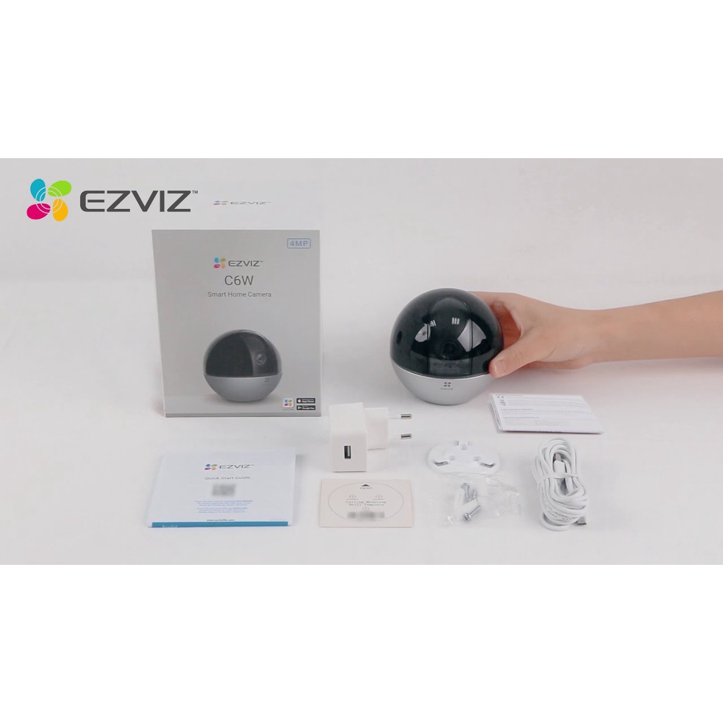 Camera Wifi Ezviz C6W 4Mp 2K Siêu Nét - Góc rộng - XOAY 360 Chính Hãng