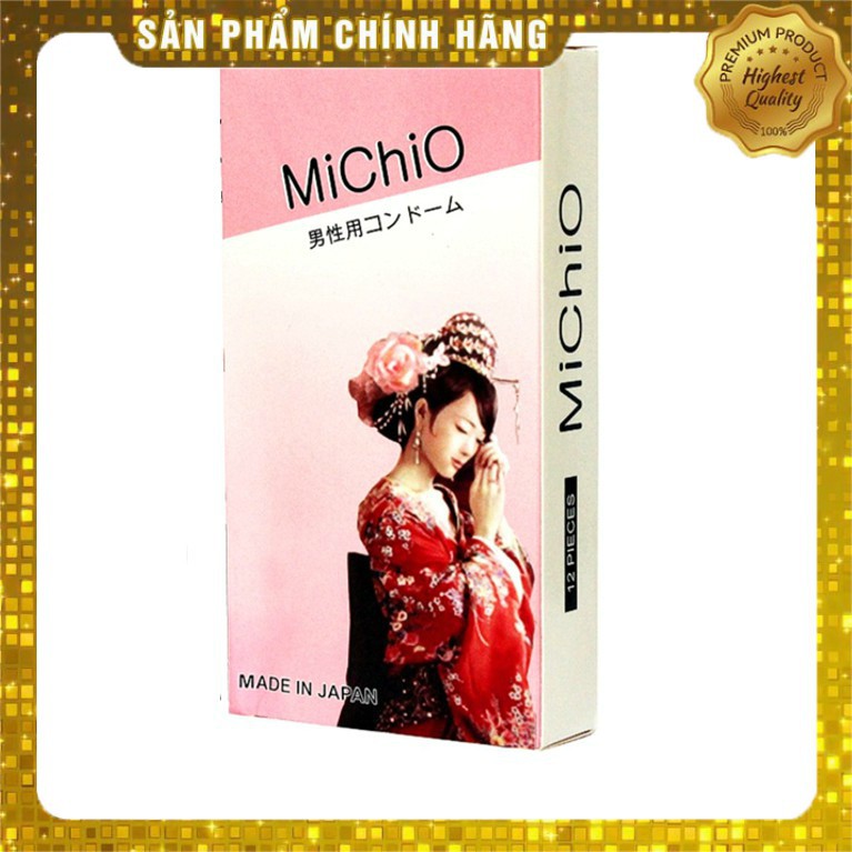 Bao cao su Gân gai siêu mỏng Michio Nhật Bản chính hãng