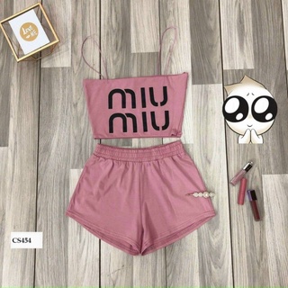 Set quần đùi miu miu - A0U