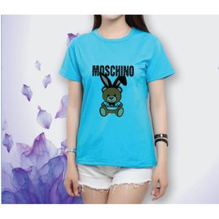 Áo Thun Con Thỏ Phong Cách Hàn Quốc Phối Hình Basic