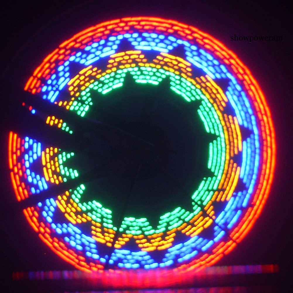 SP 32LED DIY Bicycle Light Colorful Bike Wheel Spoke Light Cycling Tire Signal Lamp