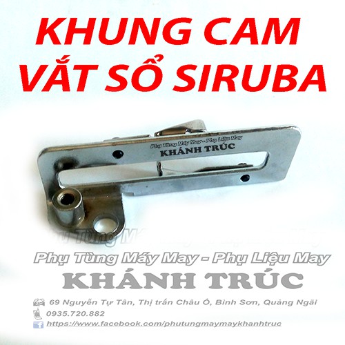 Bộ Khung cam + Tay đánh chỉ máy vắt sổ công nghiệp SIRUBA