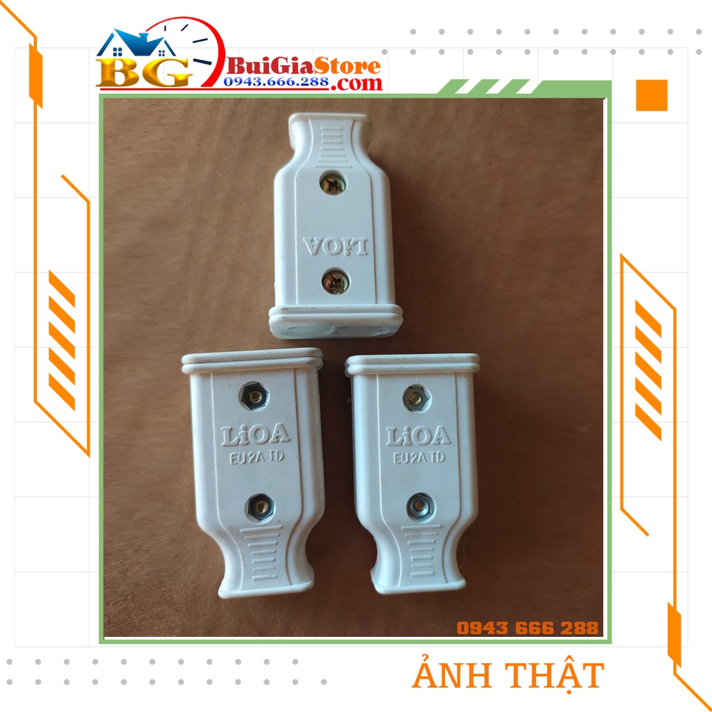 Phích cắm âm nối dây Lioa 10A/250V