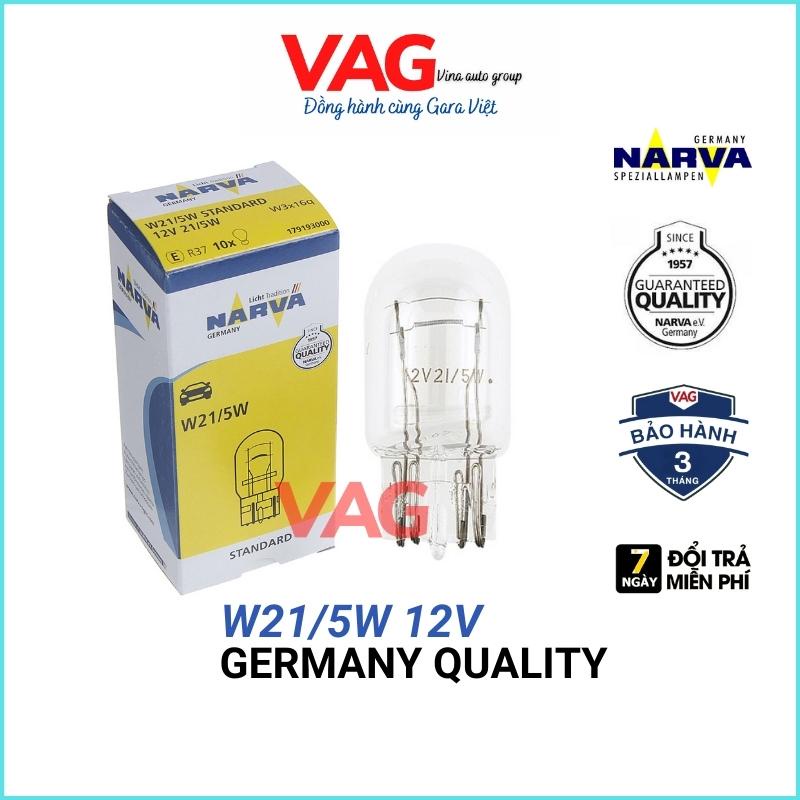 [Chính hãng] Bóng đèn phanh chân cắm W21/5W 12V chính hãng NARVA từ Đức (Giá 1 bóng)