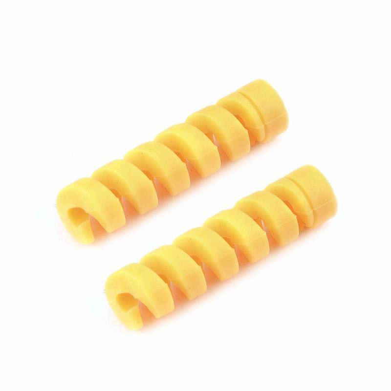 Set 2 vỏ bảo vệ dây cáp tai nghe dạng xoắn ốc màu sắc ngẫu nhiên