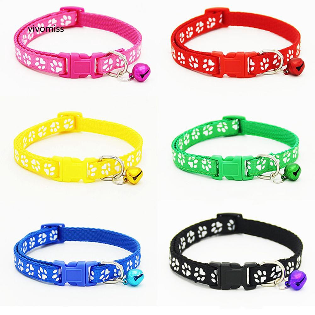 Vòng cổ hình bàn chân xinh xắn dành cho thú cưng