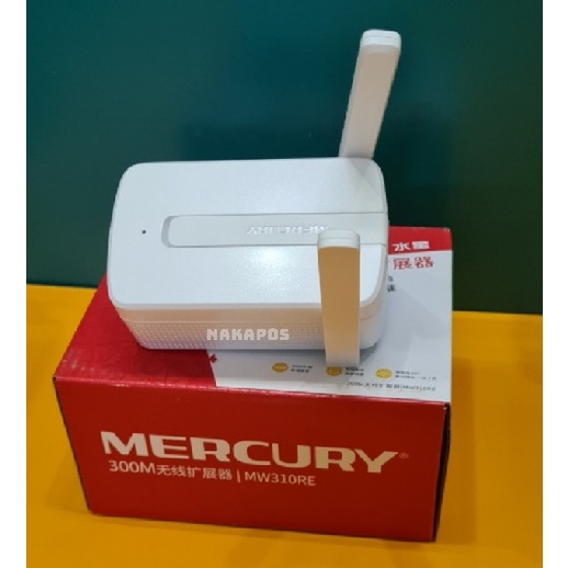 Bộ kích sóng wifi 3 râu chính hãng Mercury MW310RE 300Mbps