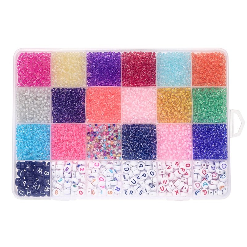 Bộ hạt làm vòng tay/ vòng cổ bằng acrylic sáng tạo cho trẻ em