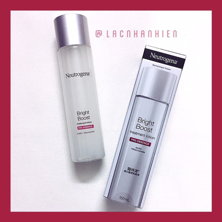TINH CHẤT DƯỠNG TRẮNG NEUTROGENA BRIGHT BOOST TREATMENT LOTION PRE-ESSENCE CHO DA NHẠY CẢM