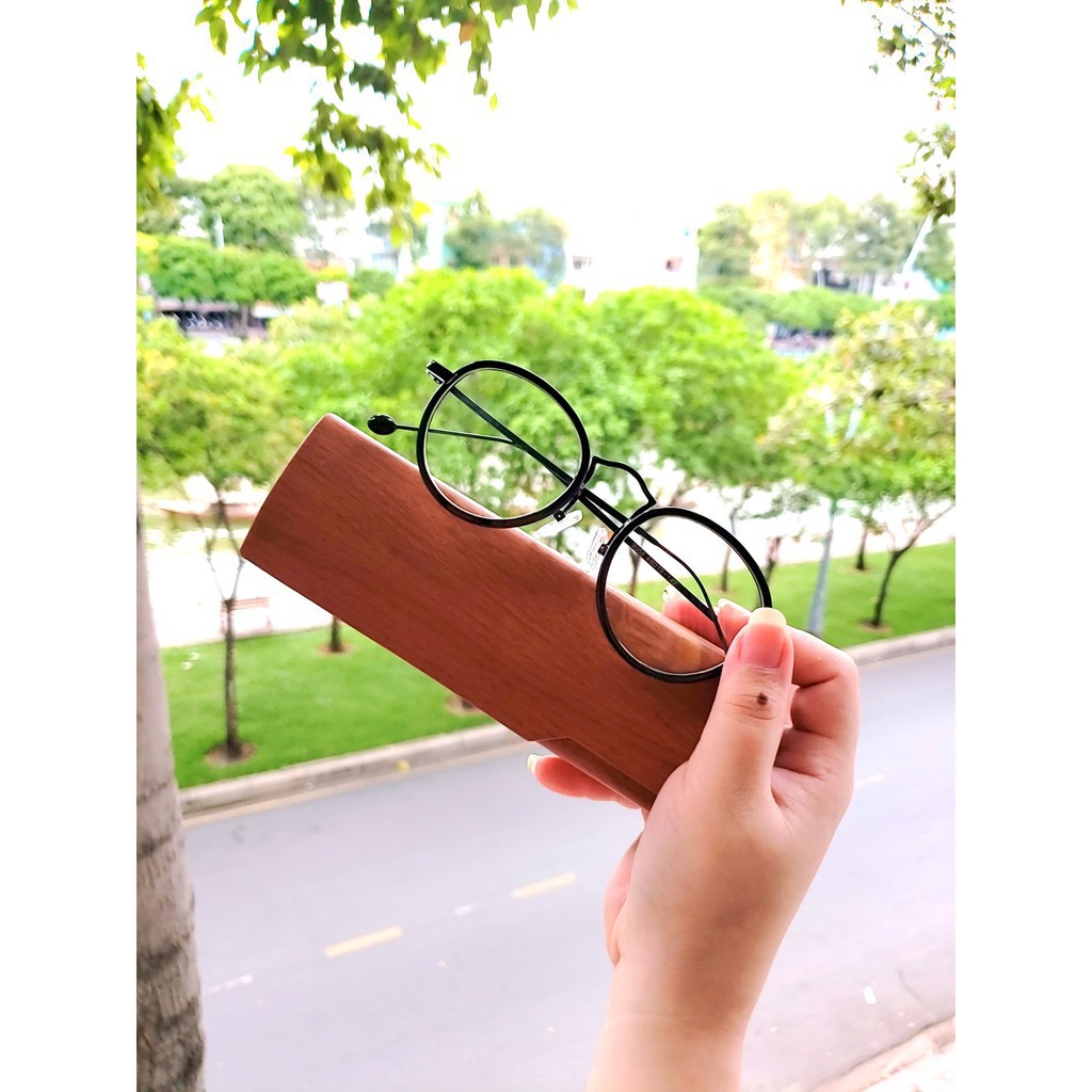 Gọng kính cận tròn kim loại D13 kèm tròng 0 độ chống ánh sáng bảo vệ mắt trước màn hình phù hợp mặt vuông, dài, góc cạnh | BigBuy360 - bigbuy360.vn