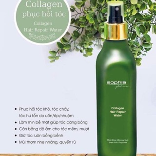 Xịt dưỡng collagen phục hồi tóc Sophia