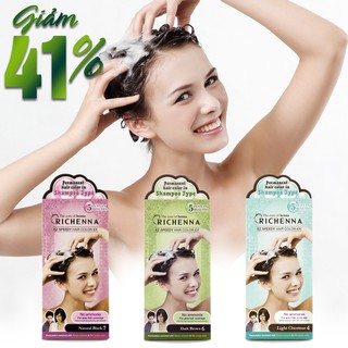 Gội nhuộm tóc bạc Richenna Hàn Quốc 06