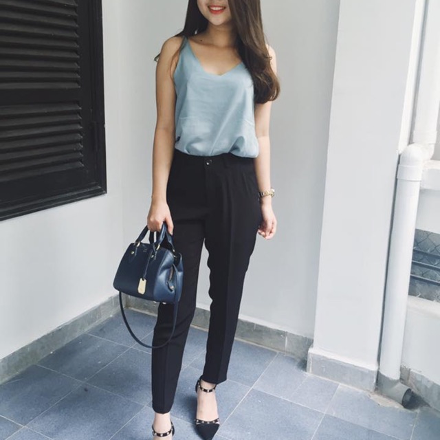 [FREE SHIP -Ảnh thật] Quần baggy công sở cao cấp