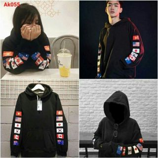Áo hoodie lá cờ nhiều nước
