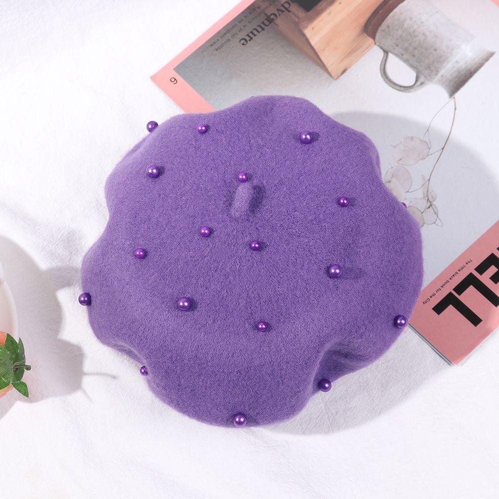 Phụ Kiện Đầu Trẻ Em HS. Mũ Beret Giữ Ấm Cao Cấp Thời Trang