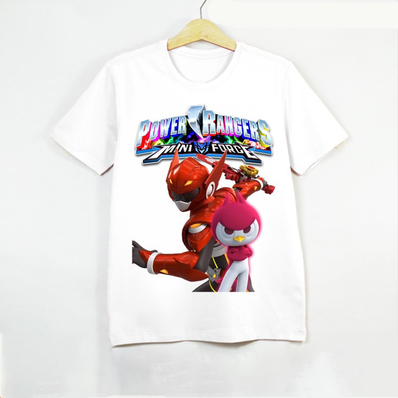 Hot Áo thun trẻ em hoạt hình Biệt Kích Nhỏ Miniforce X Áo phông bé trai bé gái giá tốt