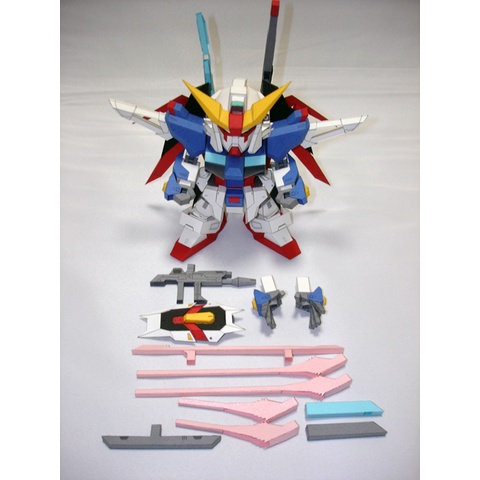 Mô hình giấy 3D  SD Gun.dam ZG.MF-X42S Destiny