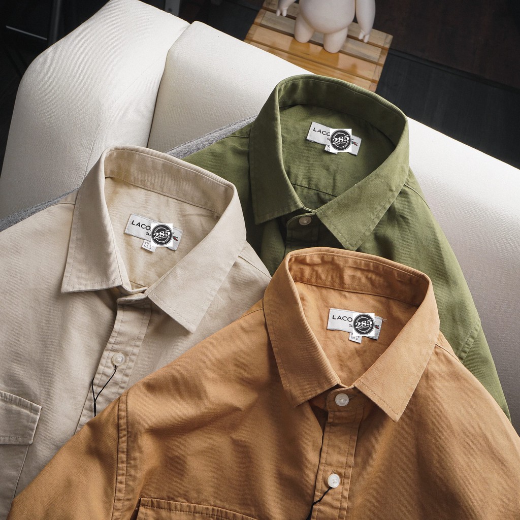 SMLC5 - PHẢI NÓI LÀ CỰC ĐẸP - Áo Sơ mi denim kẻ tăm phối 2 túi , 1 chiếc Sơmi ôm slimfit , 5 màu siêu chất siêu đỉnh | BigBuy360 - bigbuy360.vn