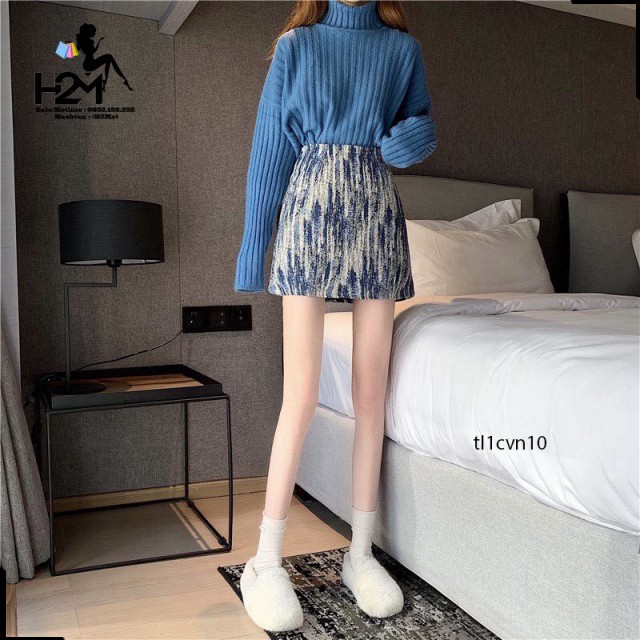 CHÂN VÁY NGẮN HỌA TIẾT THỔ CẨM | BigBuy360 - bigbuy360.vn
