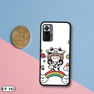 Ốp lưng nhám Xiaomi Redmi Note 10 pro - in hình