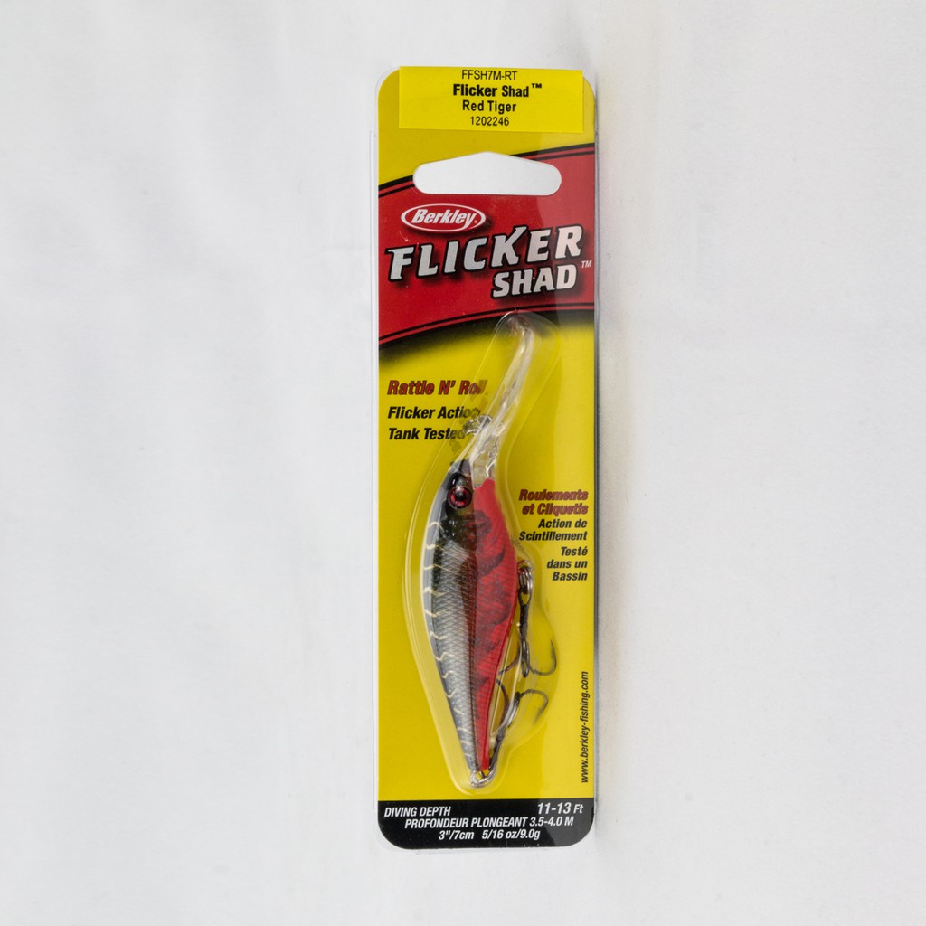 Mồi câu lure cá lóc, cá giả Berkley Flicker Shad 7cm