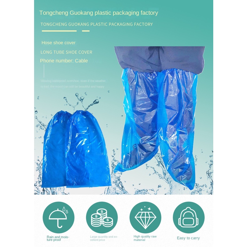 Vỏ Bọc Giày Chống Thấm Nước Chống Bụi Sử Dụng Một Lần Tiện Lợi