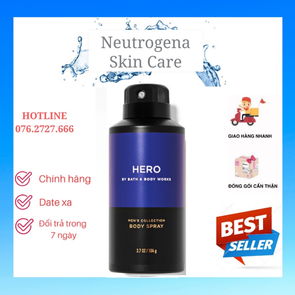 Xịt Thơm Dành Cho Nam Bath And Body Works - Hero For Men (104g)