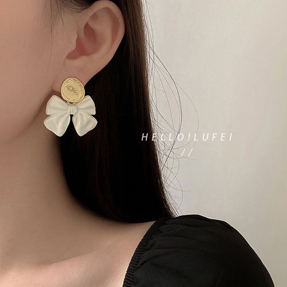 MOCHASHUKhuyên Tai Hình Nơ Dễ Thương Thời Trang Mùa Hè Hàn Quốc 2023