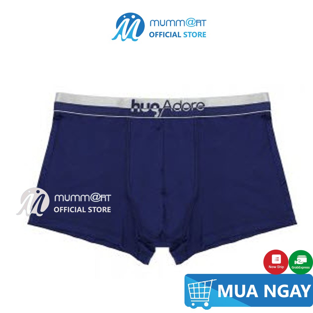 Combo 5 quần lót boxer nam xuất Mỹ HugAdora, thun lạnh mặc mát, co giãn tốt - Sịp đùi nam mã HUG-018 - Mummart