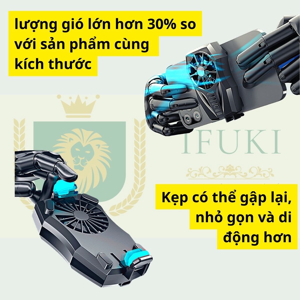 Quạt tản nhiệt điện thoại không dây mini , làm mát lạnh máy dt - So cool