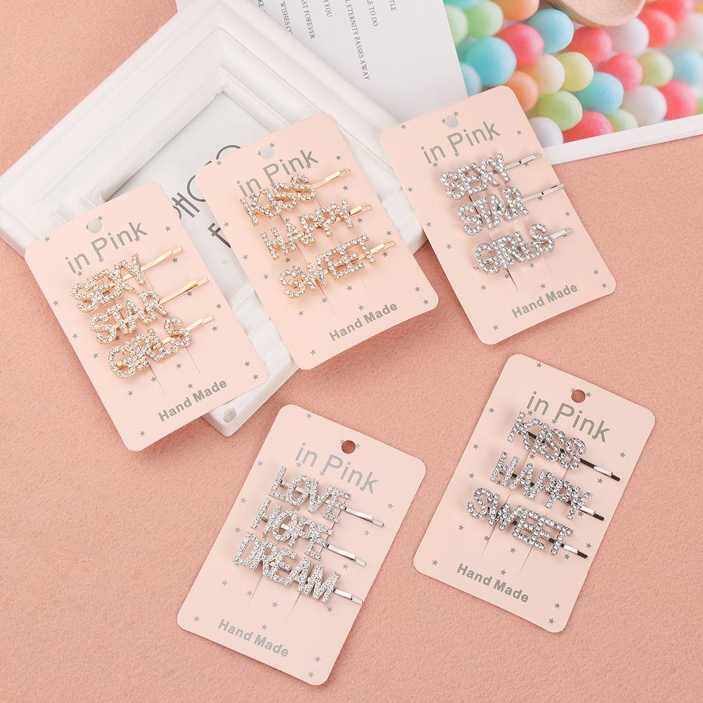 Set 3 Kẹp Tóc Xinh Xắn Dành Cho Nữ