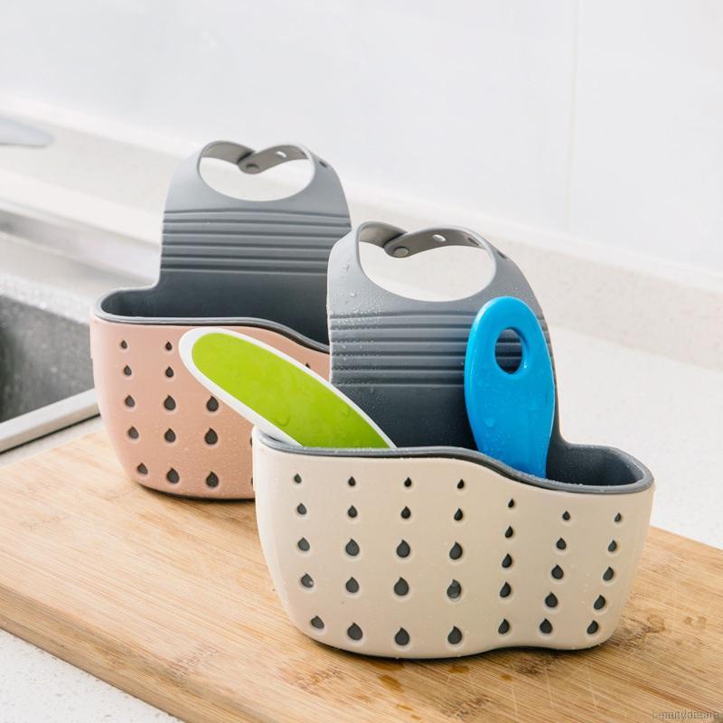 Giỏ đựng mút rửa chén treo bồn rửa chén tiện lợi cho nhà bếp