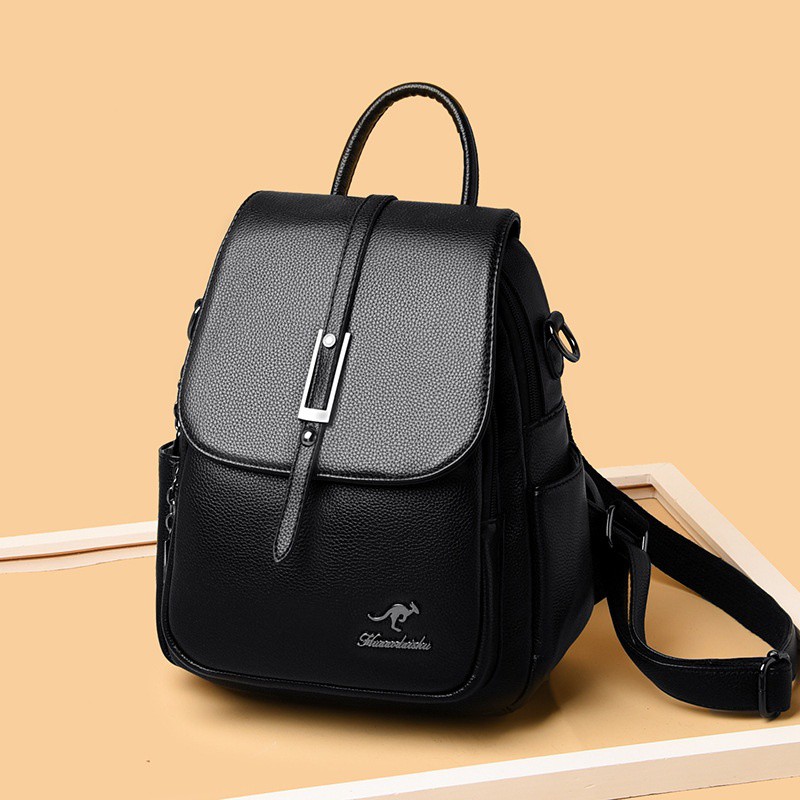 Balo da nữ thời trang kiêm đeo chéo, chất da cao cấp chống thấm nước tốt BMV0290