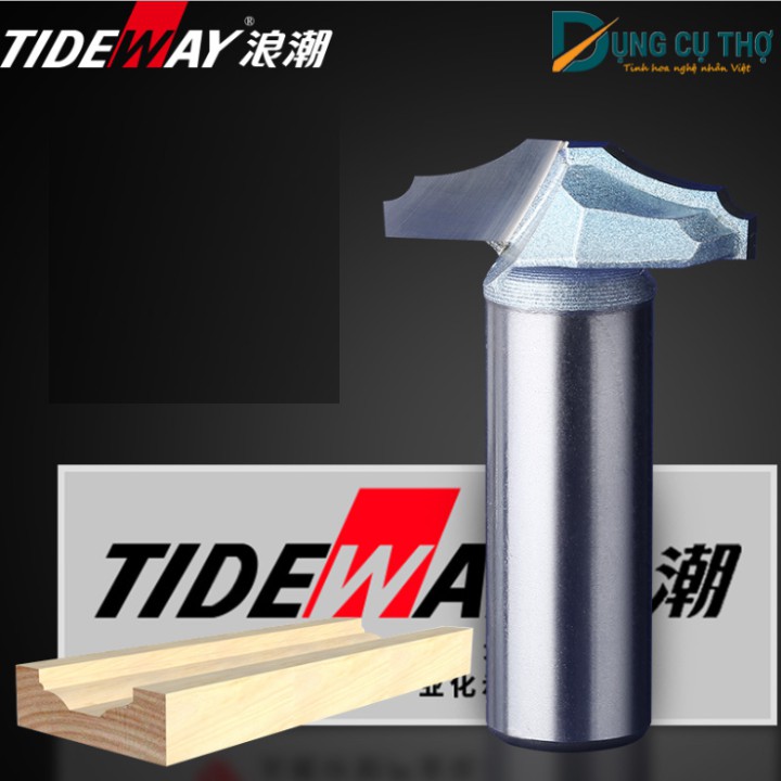 Mũi phay huỳnh ván 2 chỉ lồi nhập khẩu Tideway cao cấp loại 1