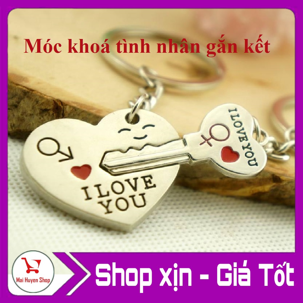 Móc khóa tình nhân love-móc khóa kute