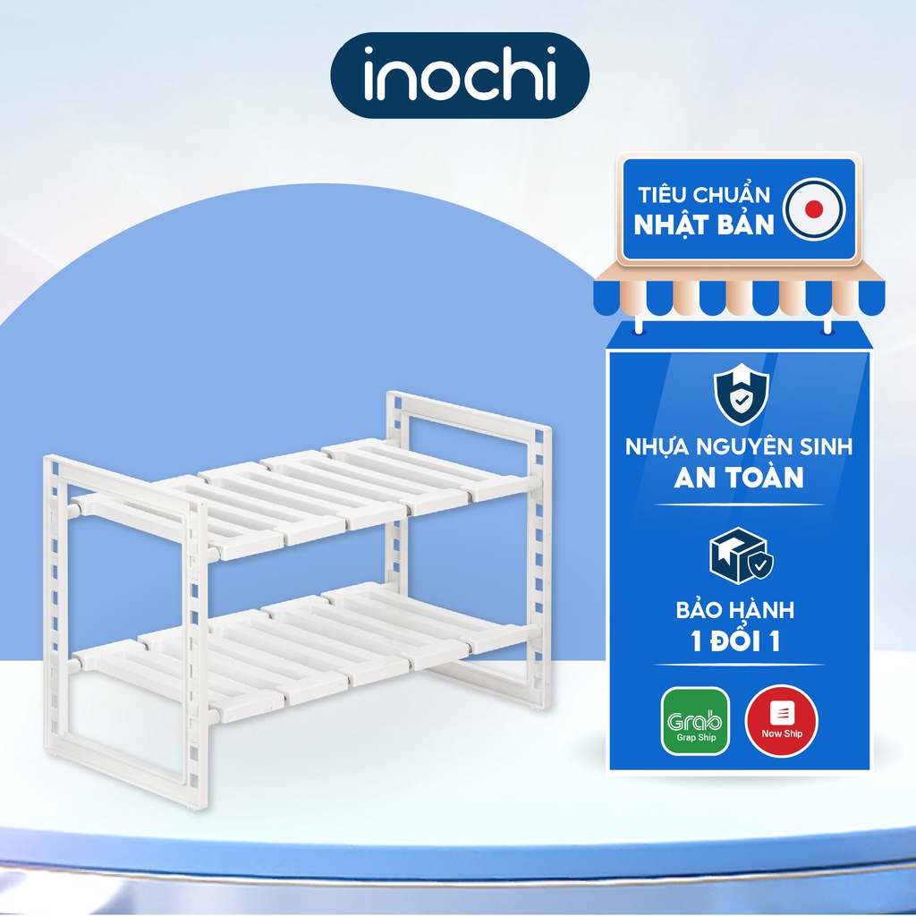 Kệ Gầm Bếp Đa Năng INOCHI Tokyo Thiết Kế 2 Tầng Thông Minh Để Đồ Phòng Bếp