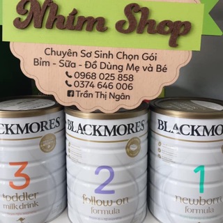 Sữa blackmores đủ số 1,2,3