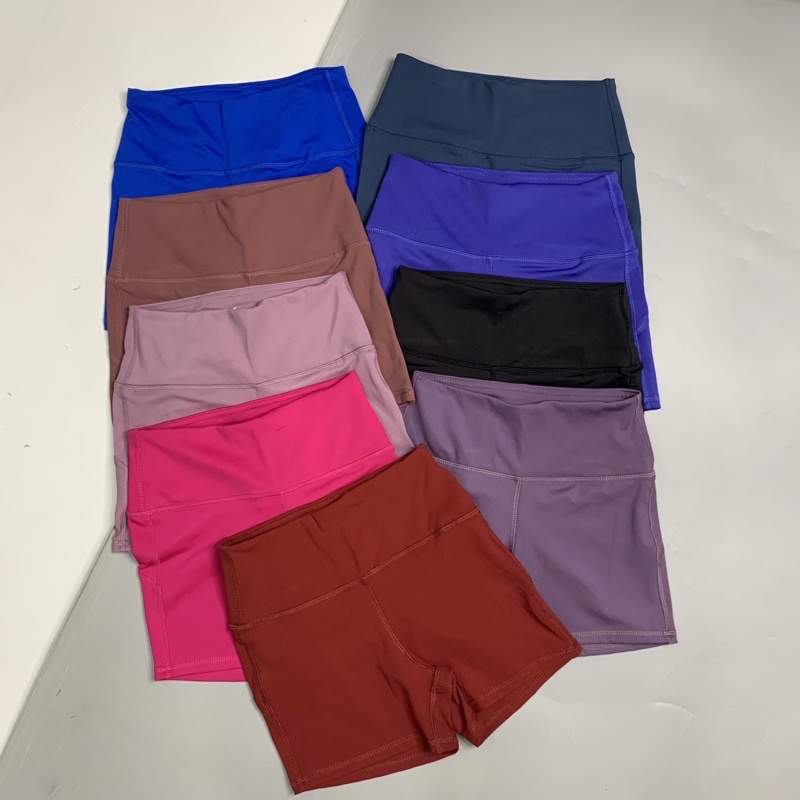 Quần Shorts Tập Gym Nữ Lưng Cao Ôm Body QST