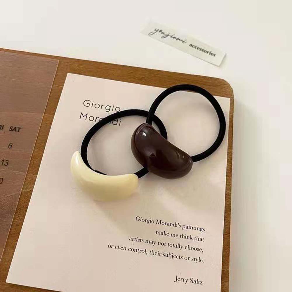 Dây Cột Tóc Đuôi Ngựa Hình Tròn Đơn Giản Thời Trang Cho Nữ