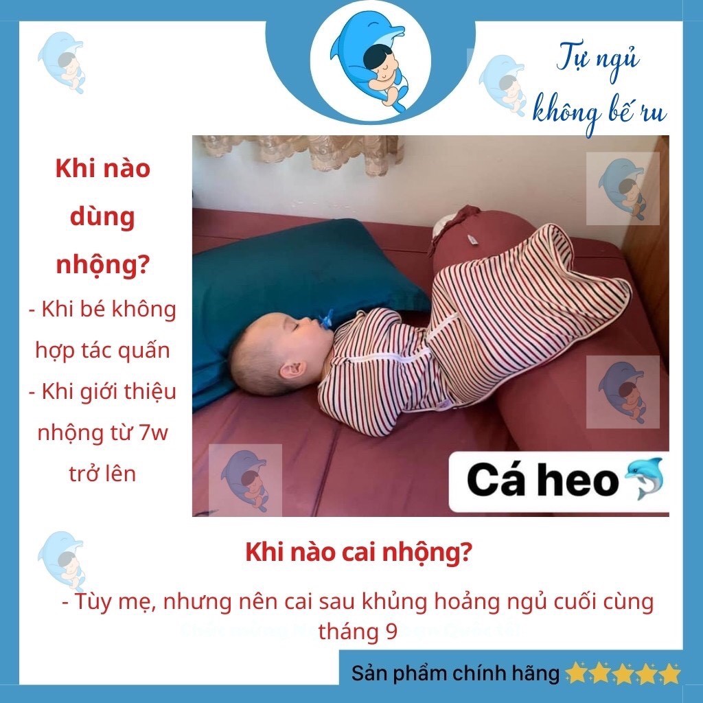 Nhộng Chũn Giúp Bé Ngủ Ngon, Quấn Chũn Cao Cấp Cho Bé Sơ Sinh