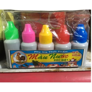 Lốc 5 màu thực phẩm Lệ Hương