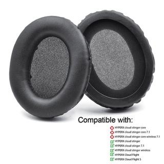 1 Cặp miếng đệm tai nghe bằng da cho Hyperx Cloud Stinger/Hyperx Cloud Flight