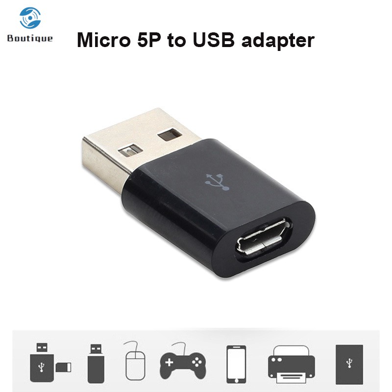 ✿♥▷ USB Male to Micro USB Female OTG Adapter Converter Data Charger for Phone Tablet PC