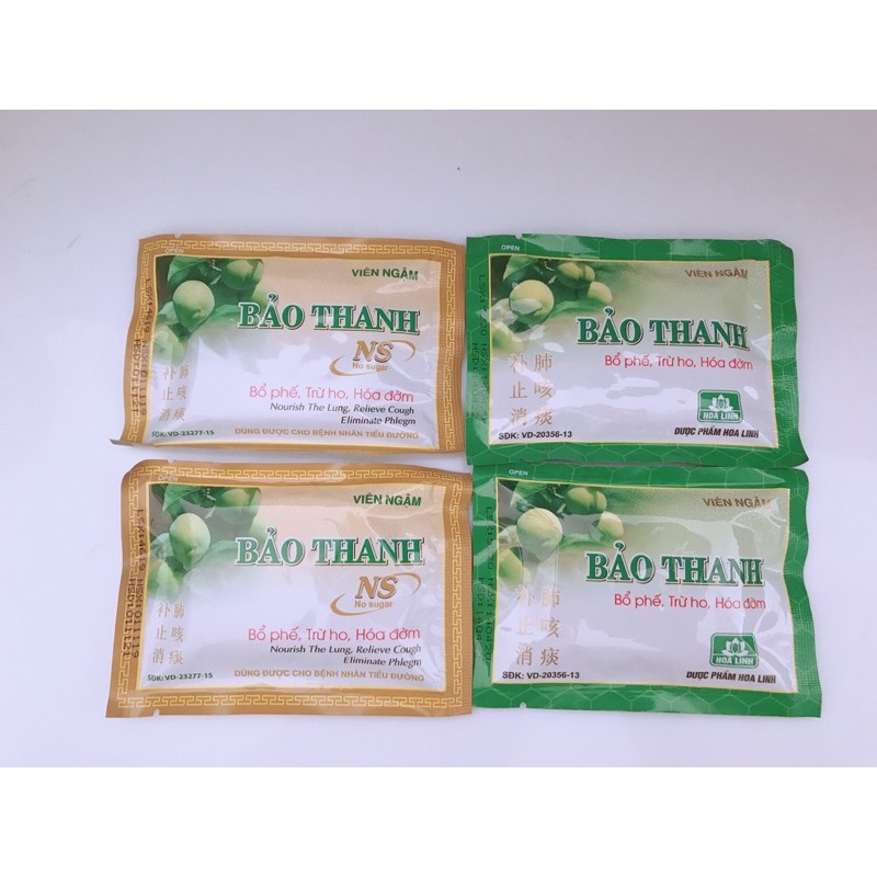 Ngậm ho Bảo Thanh hỗ trợ đau rát họng và ho