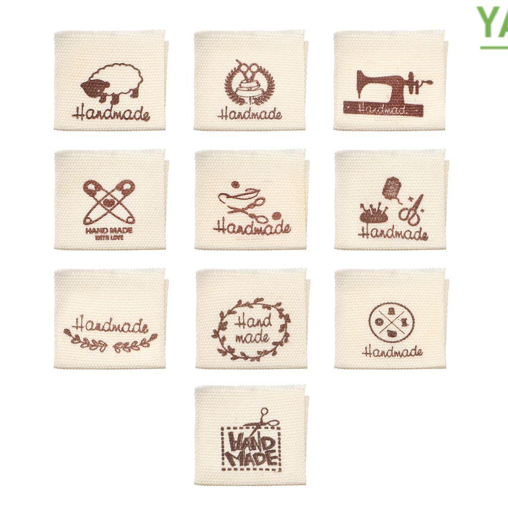 1 50 Nhãn Dán Dùng May Vá Tiện Dụng|Thẻ Treo Quần Áo Đan Len Họa Tiết Hoạt Hình Dễ Thương